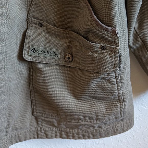 Columbia* Men's River Lodge Fully Lined Multipocketed Heavy Beige Coat~ Size XL - Picture 7 of 16